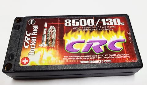 CRC 3715 Rocket Fuel 3.7v 1S LiPo Battery, 8500mAh 130C