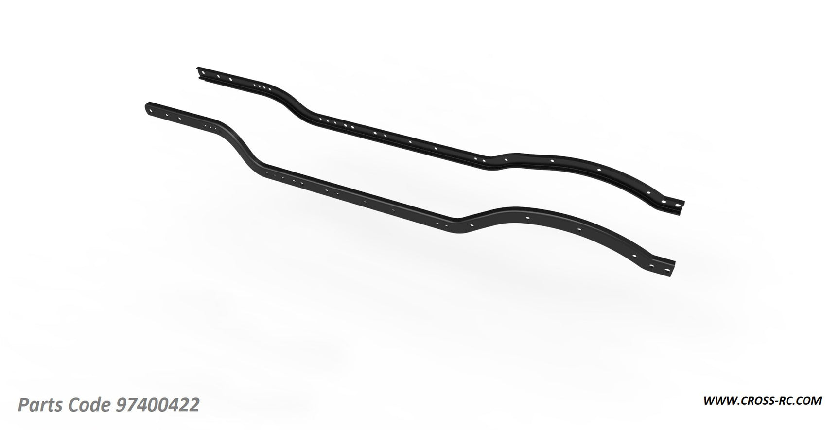 CZR97400422 97400422 Chassis Rails, Black, SG4, SR4