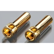 Male Bullet Connector, 5mm/21mm, Gold