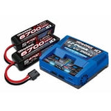 4S iD LiPo Battery & EZ-Peak Live Dual Charger Completer Pack, 6700mAh 25C (2)