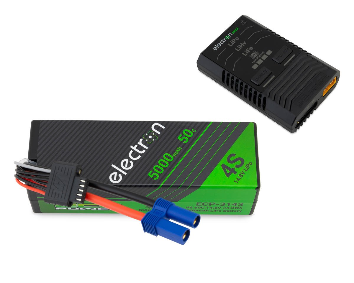 ECP-1014 ECP-1014 Intelligent 4S EC5 LiPo Battery & Charger, 5000mAh 50C