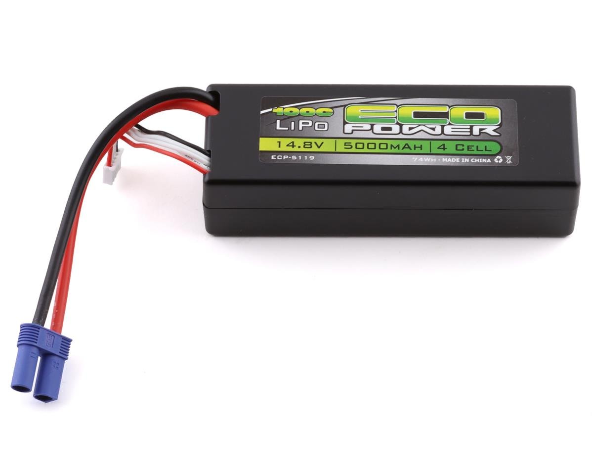 ECP-5119 ECP-5119 Basher 14.8V 4S Hard Case LiPo Battery w/ EC5, 5000mAh 100C