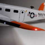 Beechcraft D18/RC-45J 1.5M BNF Airplane
