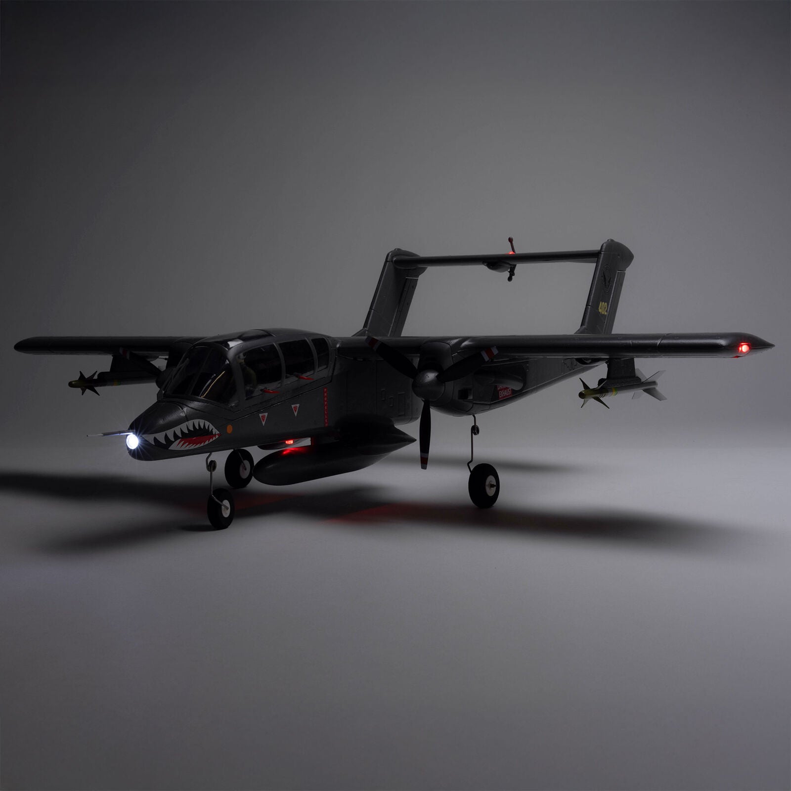 Micro OV-10 Bronco 645mm BNF Basic Airplane w/ AS3X & SAFE Select