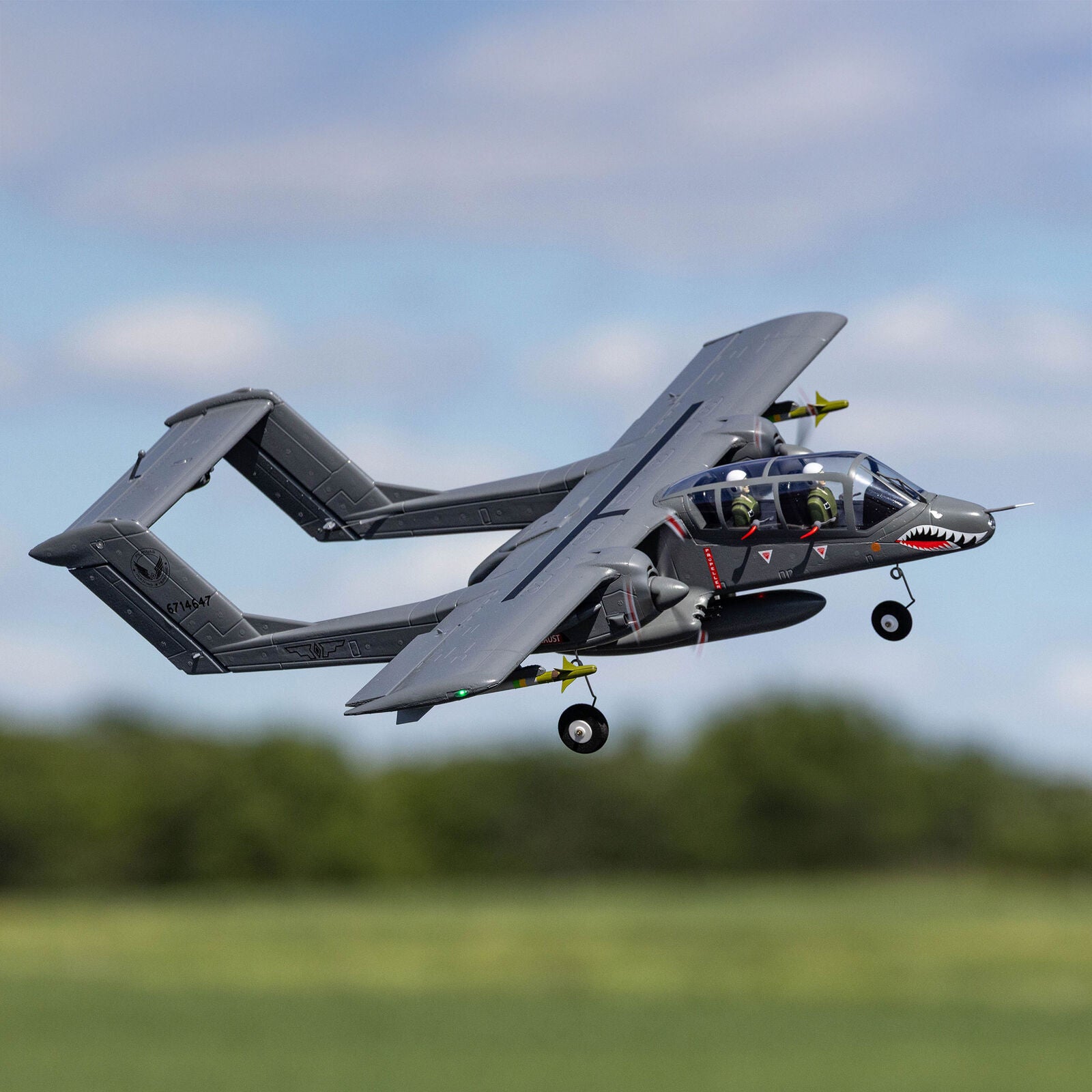 Micro OV-10 Bronco 645mm BNF Basic Airplane w/ AS3X & SAFE Select