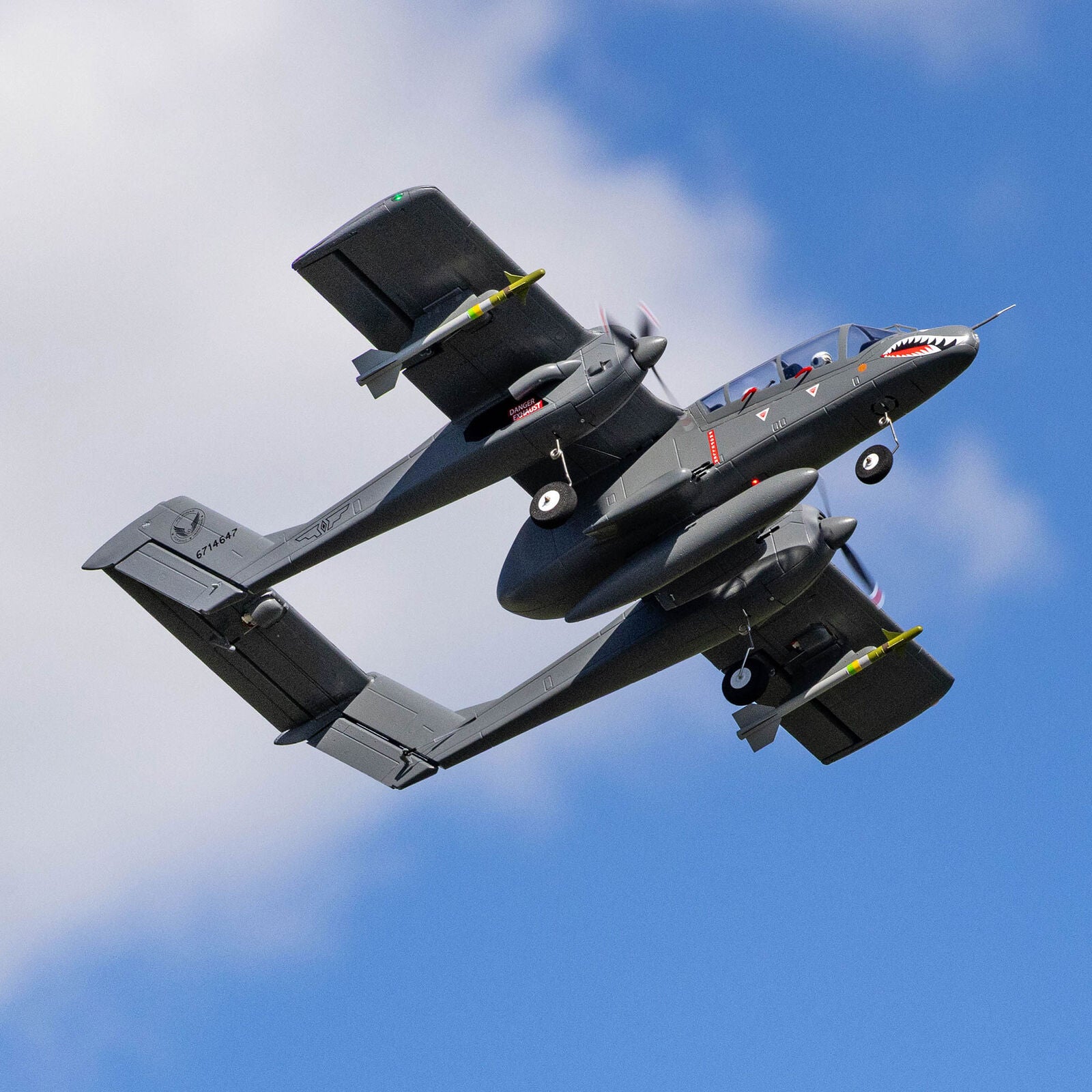 Micro OV-10 Bronco 645mm BNF Basic Airplane w/ AS3X & SAFE Select