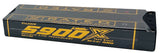 EXA3205 3205 Exalt X-Rated 7.4v 2S LiPo Battery, LCG Stick, 5900mAh 135c