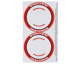 F1 Rear Rubber Tires, Soft (2)