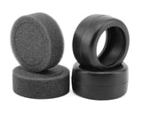 EXO2354 2354 F1 V2 Front Rubber Tires, Carpet 33X / Soft (2)