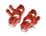 Losi Nascar/Arrma Mojave Grom 7075 Aluminum HD Steering Knuckles, Red (2)