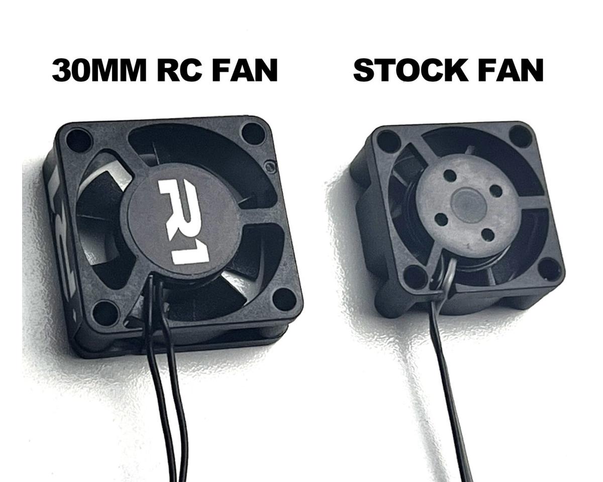 Losi NASCAR Aluminum 30mm Fan Mount, Red