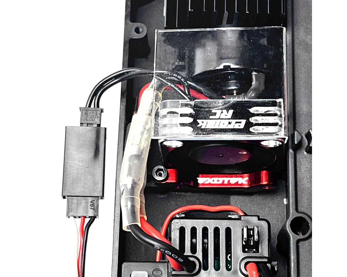 Losi NASCAR Aluminum 30mm Fan Mount, Red