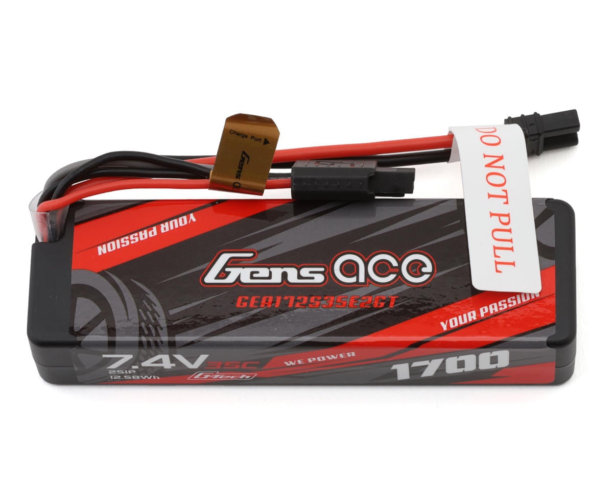 GEA172S35E2GT 172S35E2GT G-Tech Smart 2S 7.4V Hardcase LiPo Battery, 1700mAh 35C