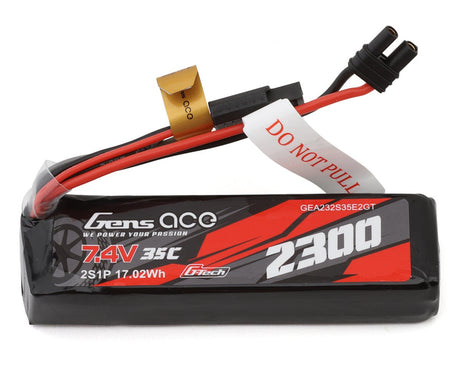 GEA232S35E2GT 232S35E2GT G-Tech 2S 7.4V LiPo Battery w/ iEC2, 2300mAh 35C