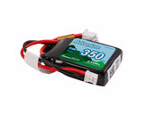 Gens Ace 2S Adventure LiPo Battery w/ JST Connector, 350mAh 30C, 3502S30JST