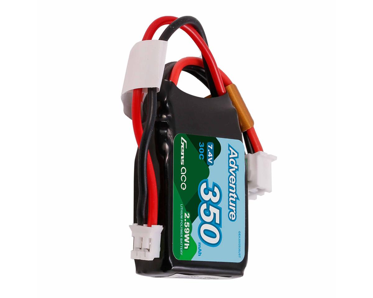 Gens Ace 2S Adventure LiPo Battery w/ JST Connector, 350mAh 30C, 3502S30JST