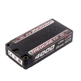 Redline 2.0 Shorty Hardcase LiPo Battery, 5mm Bullet, 7.4V 2S 4000mAh 140C