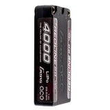 Redline 2.0 Shorty Hardcase LiPo Battery, 5mm Bullet, 7.4V 2S 4000mAh 140C
