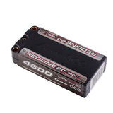 Redline 2.0 Shorty Hardcase LiPo Battery, 5mm Bullet, 7.4V 2S 4600mAh 140C