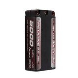 Redline 2.0 Shorty Hardcase LiPo Battery, 5mm Bullet, 7.4V 2S 5000mAh 140C