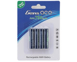 GEANM7501S3A NM7501S3A High Power Rechargeable NiMH AAA Batteries, 1.2V 750mAh (4)