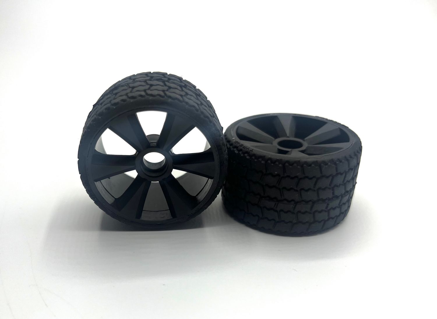 GRC142FB GRC142FB GR12 Type 12 Rubber 1/12 Front Tires, Black Wheel (2)