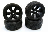 GRCGRC145B GRC145B G-Spec VTA Pre-Glued Tires, Black (4)