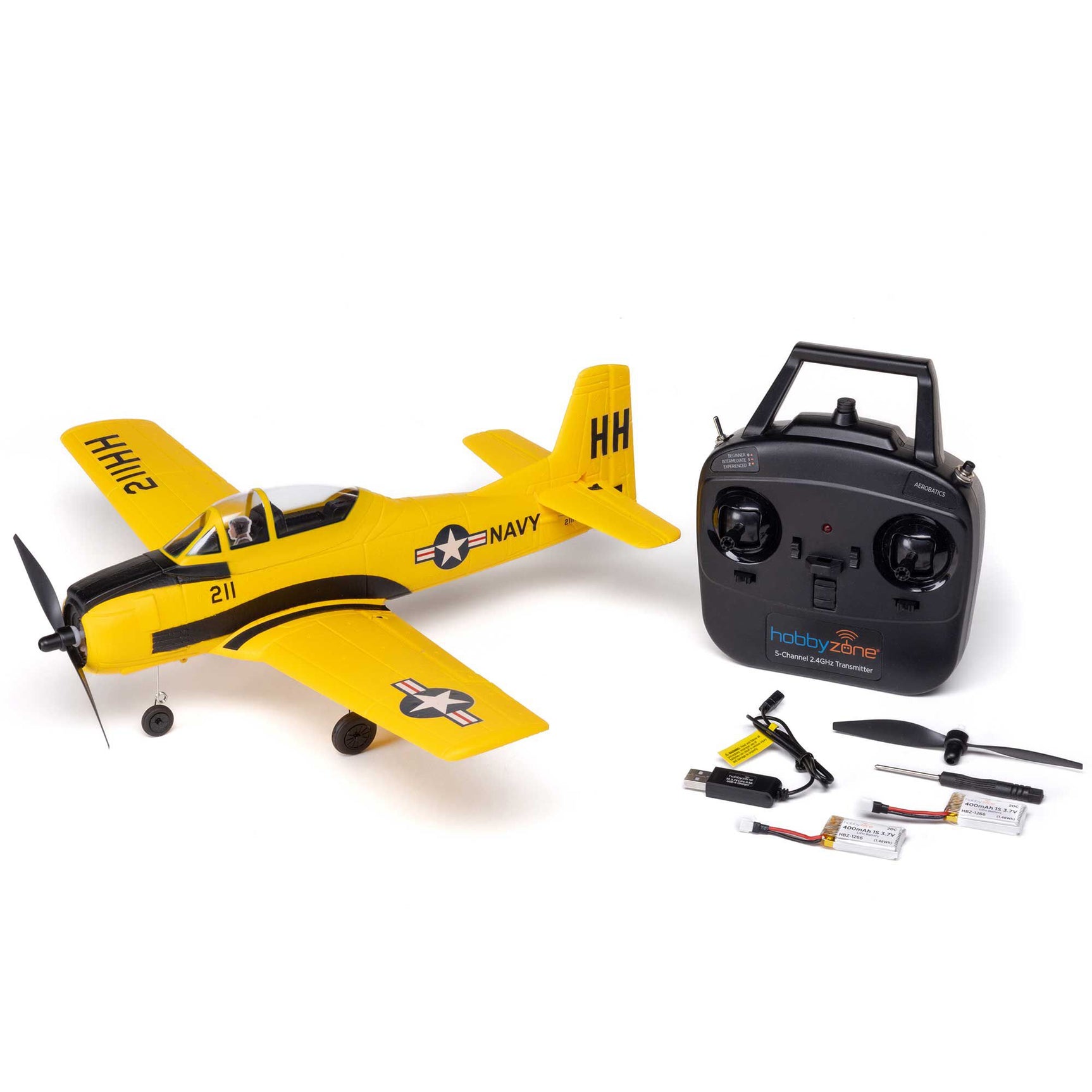 HBZ-1228 HBZ-1228 T-28 Trojan 450mm Airplane RTF w/ SAFE