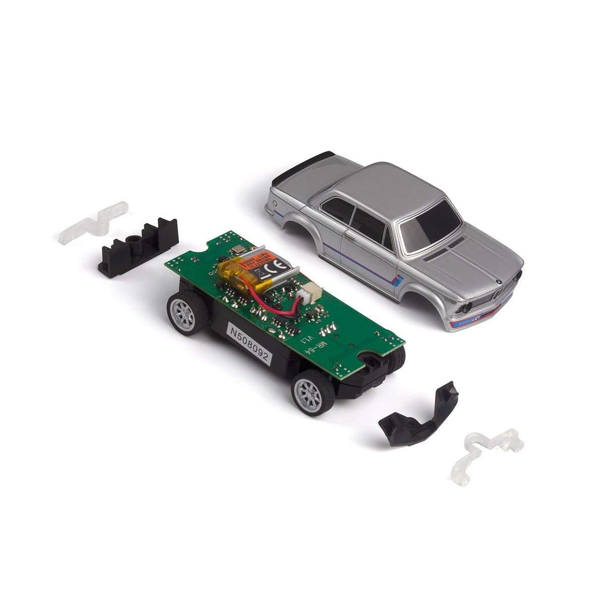 Nano-TTR BMW 2002 Turbo 1/64 RTR, Silver