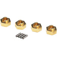 HRASXTF10H SXTF10H SCX24 Wheel Hub, Brass, 7mm