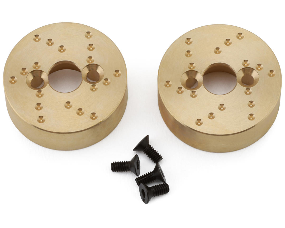 HRATRXM22H HRATRXM22H Brass Rear Axle Weight for Traxxas TRX-4M, 18g (2)