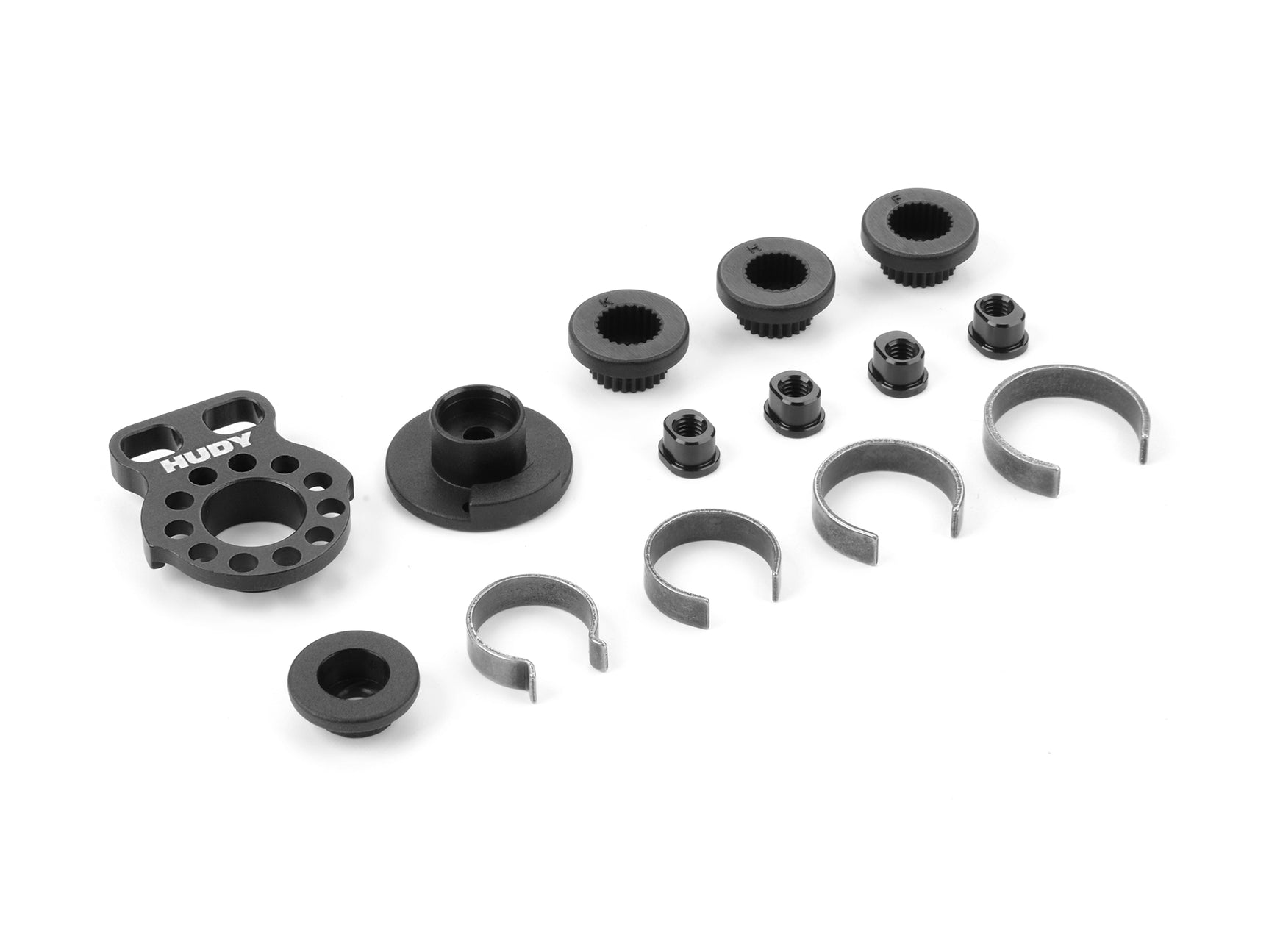 HUD293351 293351 Aluminum Adjustable Servo Saver, 1/12 Scale