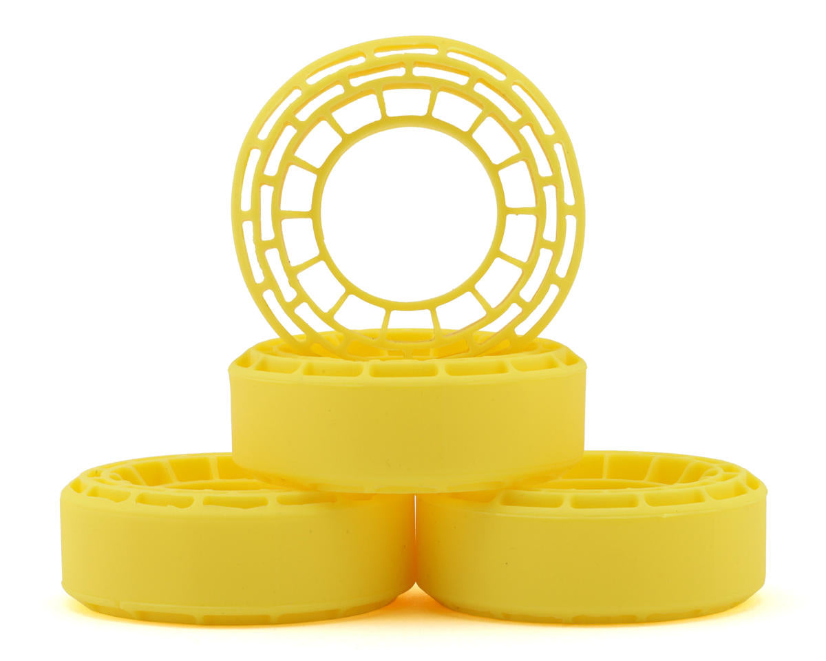 INJDGT-1056YE DGT-1056YE Silicone Tire Inserts, 1.0in 56-58mm, Firm/Yellow (4)