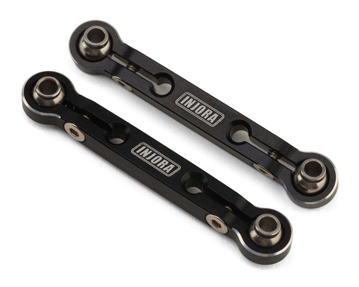 INJGROM-04BK GROM-04BK Losi NASCAR Aluminum Steering Links, Black (2)