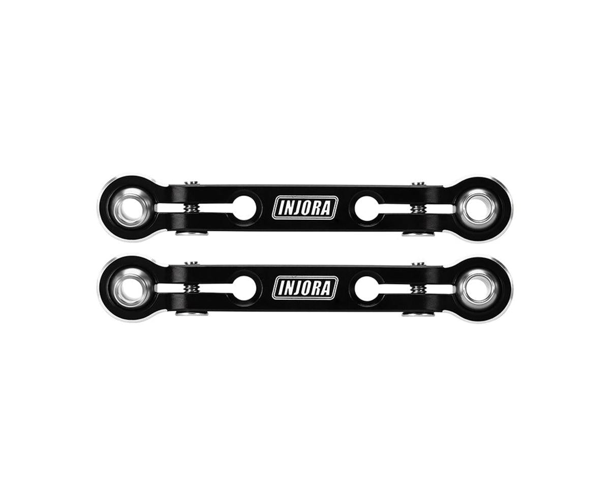 Losi NASCAR Aluminum Steering Links, Black (2)