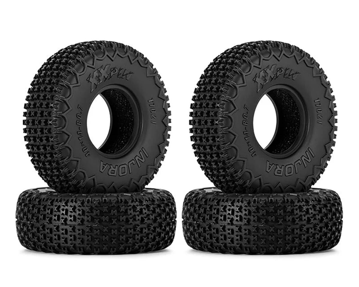 INJT7021 T7021 XHX Pin Tires, 0.7in 40x14mm (4)