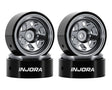 INJW7001TI-18 W7001TI-18 D18 Aluminum 6-Spoke Beadlock Wheels, 0.7in, Titanium (4)
