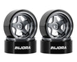 INJW7002TI-18 W7002TI-18 D18 Aluminum 5-Spoke Beadlock Wheels, 0.7in, Titanium (4)