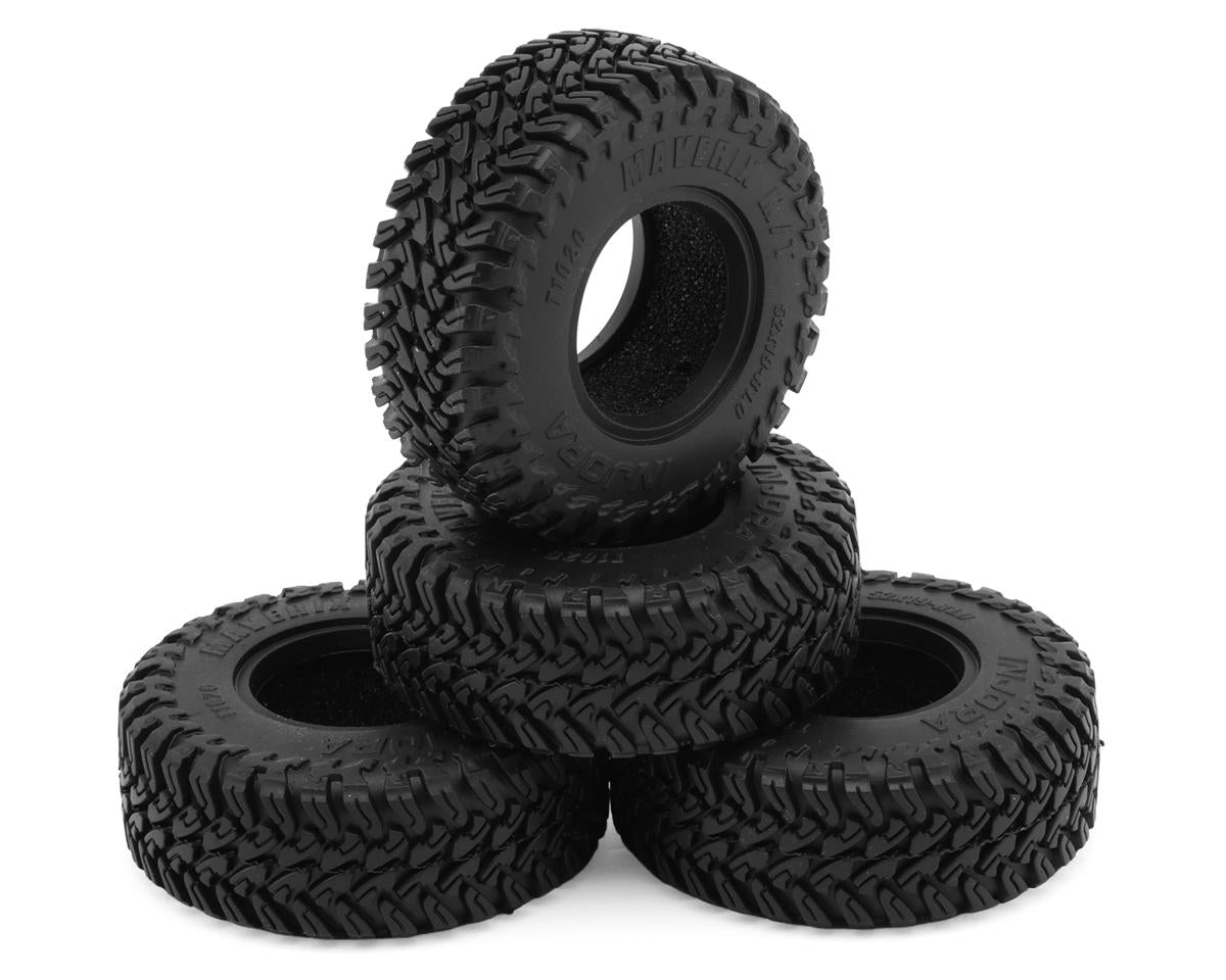 INJYQT-1026 YQT-1026 MAVERIX M/T Tires, 1.0in 52x19mm (4)