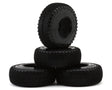 INJYQT-1321 YQT-1321 XHX Pin Micro Rock Crawler Tires, 1.3in 72x24mm (4)