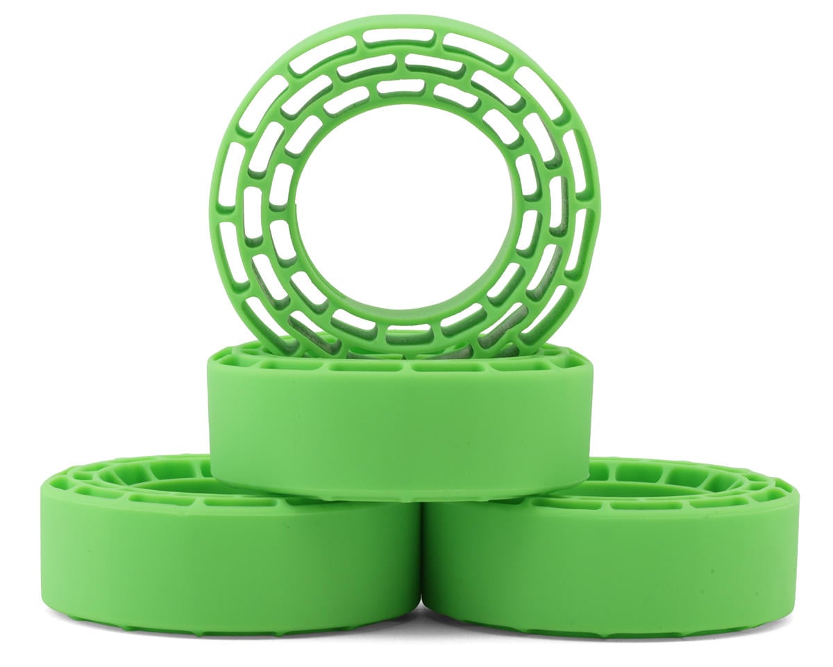 INJYQT-1370GN YQT-1370GN Silicone Rubber Tire Inserts, 1.3in 68-72mm, Soft/Green (4)