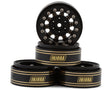 INJYQW-1305BGD YQW-1305BGD 1.3in Super Heavy Brass Beadlock Wheels, 81g (4)