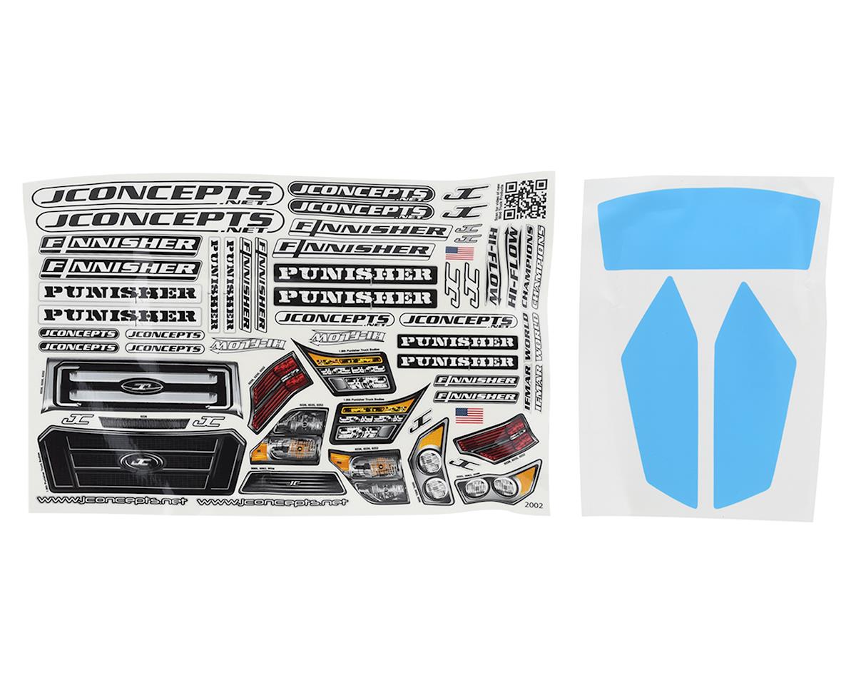 RC10T6.1/YZ-2T Finnisher 1/10 Stadium Truck Clear Body
