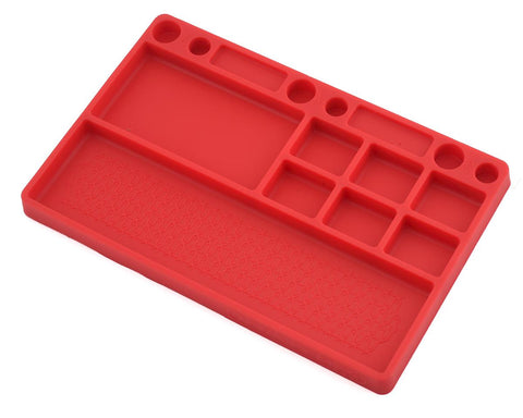 JConcepts 2550-7 Rubber Parts Tray, Red