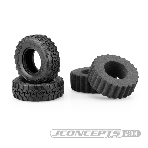 JConcepts 3014-02 Hunk Scale Country 1.9in Crawler Tires w/ Inserts (2)