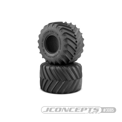 JConcepts 3085-00 Renegades 2.6x3.8in Monster Truck Tires, Yellow Comp. (2)
