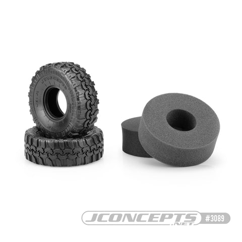 JConcepts 3089-02 Hunk Performance Scaler 1.9in Crawler Tires w/ Inserts (2)