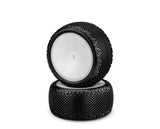 JCO3180-101021 3180-101021 Pin Swag 1/10 Rear Buggy Tires, Pre-Glued, White