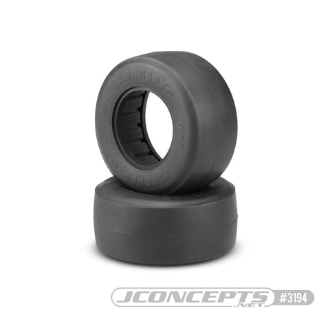 JConcepts 3194-02 Hotties 2.2x3.0in Rear Drag Race Tire, Green Comp. (2)