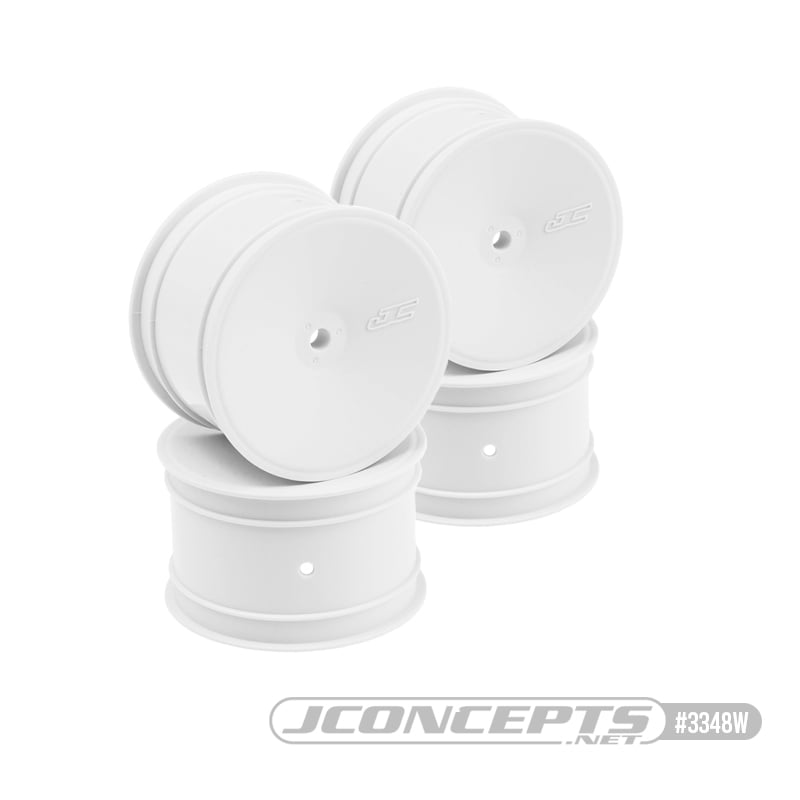 JCO3348W 3348W Mono 2.2in Rear Buggy Wheel, White (4)